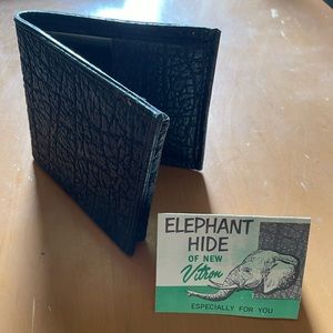 Elephant hide wallet